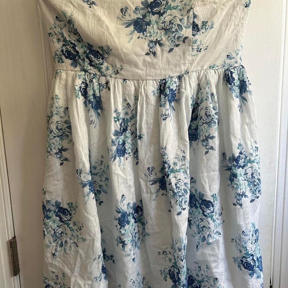 Altar-d-state Women's White and Blue Dress
